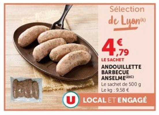 Sélection de Lyon Andouillette Barbecue Anselme
