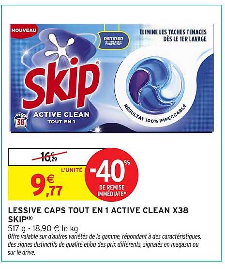 SKIP ACTIVE CLEAN