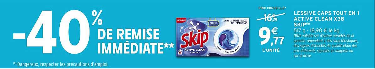 Skip Active Clean X38