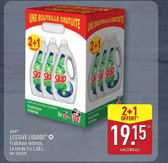 Skip Lessive Liquide Fraîcheur intense
