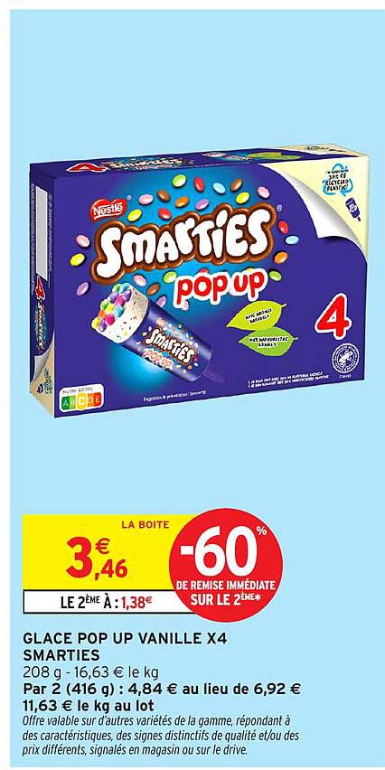 Smarties pop up