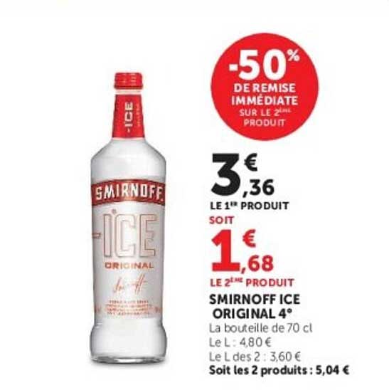 SMIRNOFF ICE ORIGINAL 4°