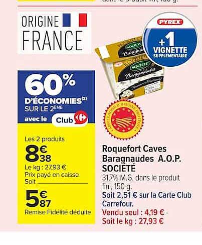 SOCIÉTÉ Roquefort Caves Baragnaudes A.O.P