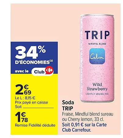 Soda TRIP Calum Wild Strawberry
