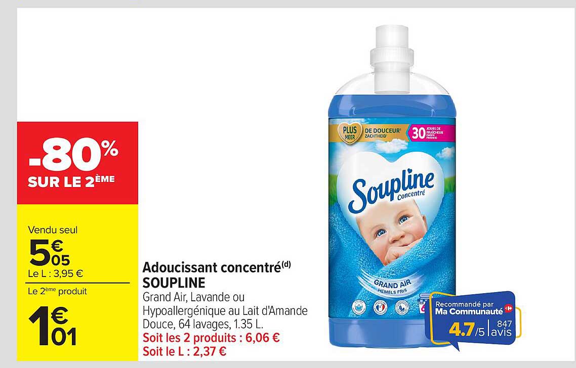 Soupline Adoucissant concentré