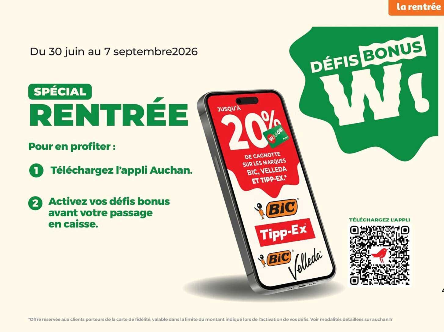 SPÉCIAL RENTRÉE