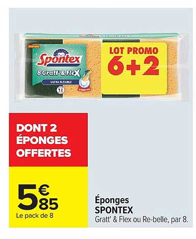 Spontex 8 Gratt' & Flex