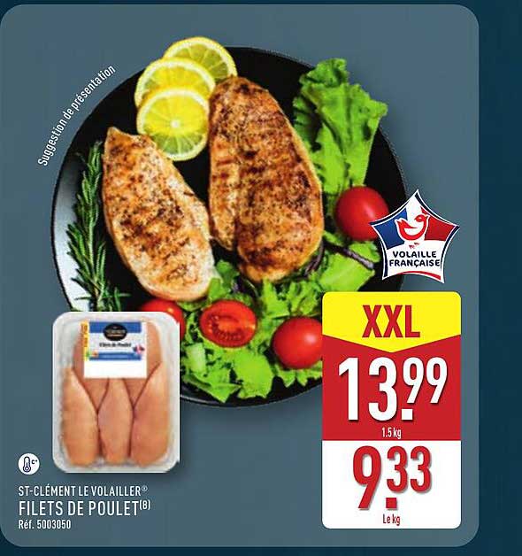 ST-CLÉMENT LE VOLAILLER FILETS DE POULET