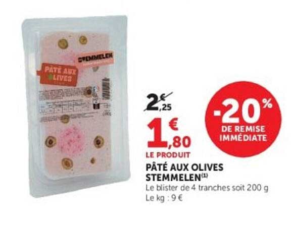 STEMMELEN PÂTÉ AUX OLIVES