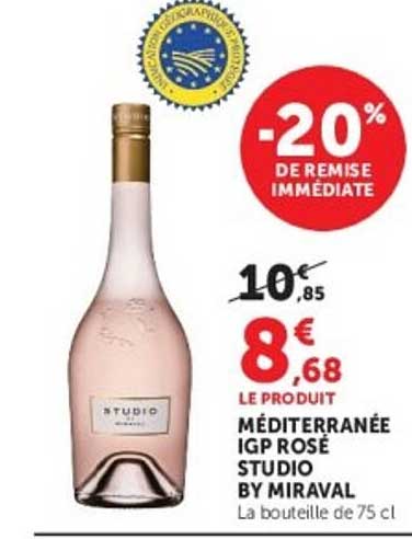 STUDIO BY MIRAVAL MEDITERRANÉE IGP ROSÉ