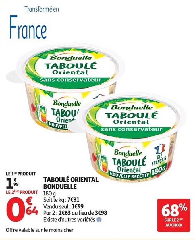 Taboulé Oriental Bonduelle
