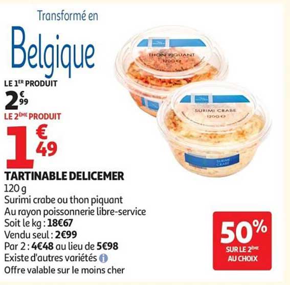 TARTINABLE DELICEMER