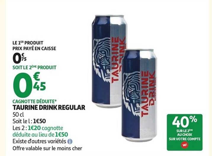 TAURINE DRINK REGULAR