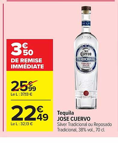Tequila JOSE CUERVO
