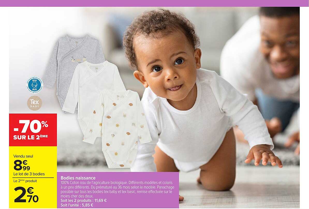 Tex Baby Bodies naissance