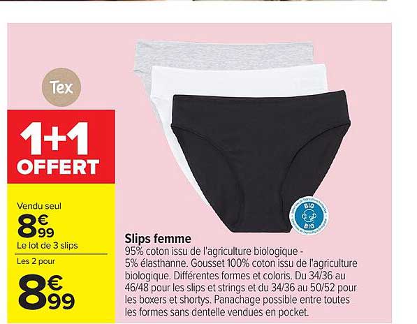 Tex Slips femme