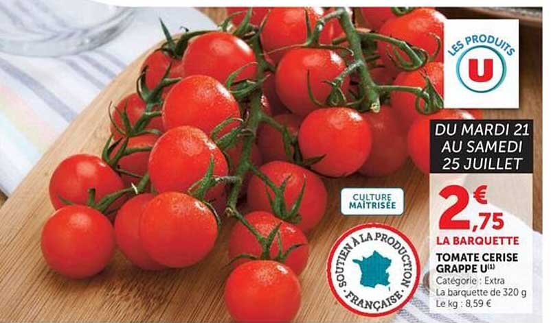 TOMATE CERISE GRAPPE U