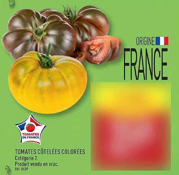 TOMATES CÔTELÉES COLORÉES