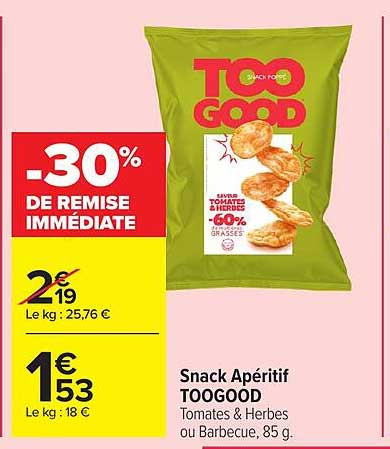 TOOGOOD Snack Apéritif