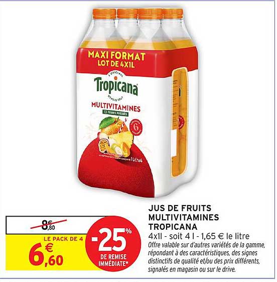 Tropicana Multivitamines