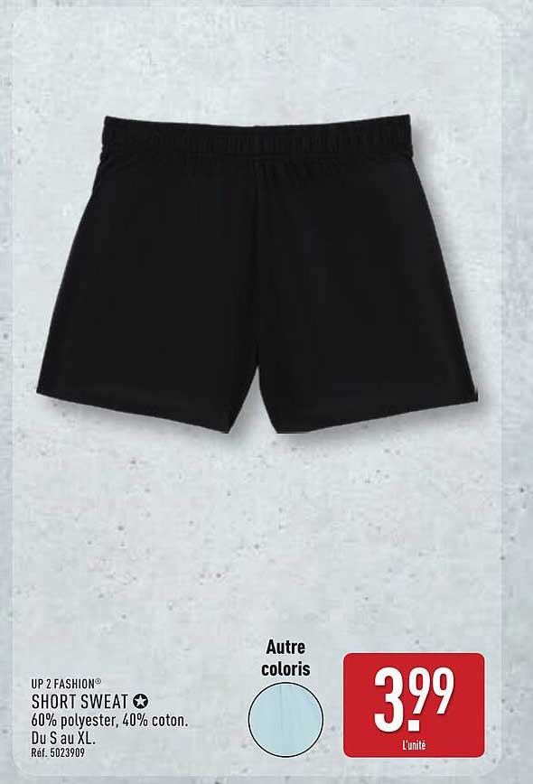 UP 2 FASHION SHORT SWEAT