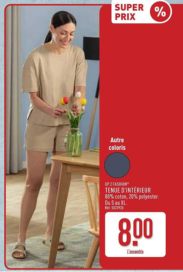 UP2 Fashion Tenue d'intérieur