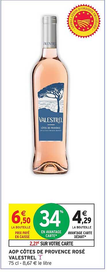 Valestrel AOP Côtes de Provence Rosé