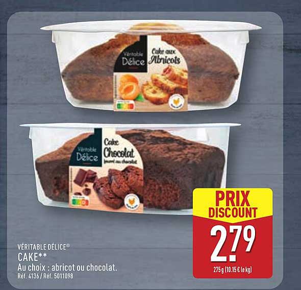 Véritable Délice Cake**