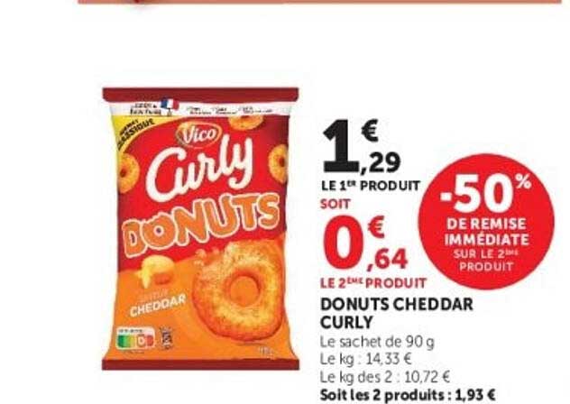 Vico Curly Donuts Cheddar