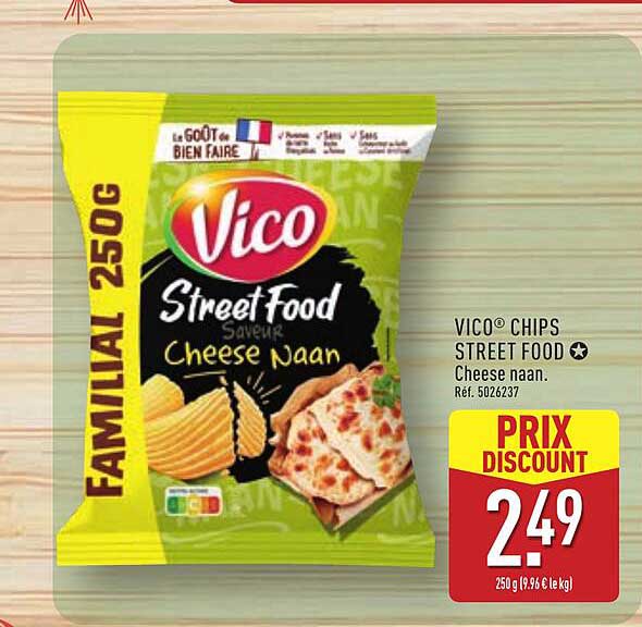 Vico Street Food Cheese Naan