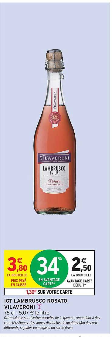 VILAVERONI LAMBRUSCO ROSATO
