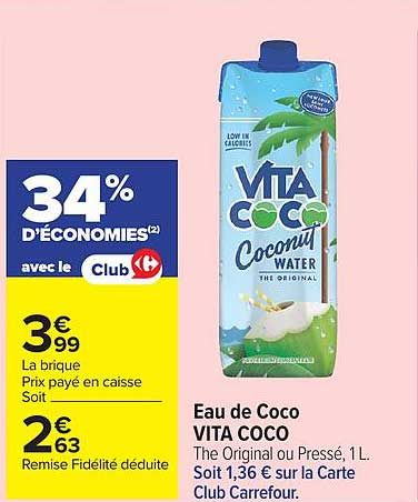 VITA COCO Eau de Coco
