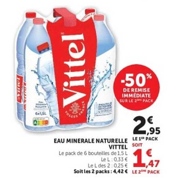 Vittel Eau minérale naturelle