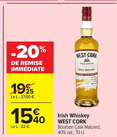 WEST CORK Irish Whiskey
