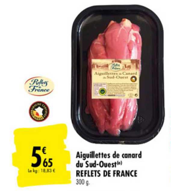 aiguillettes de canard du sud ouest reflets de france