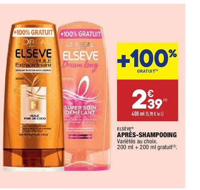 Après Shampooing Elsève