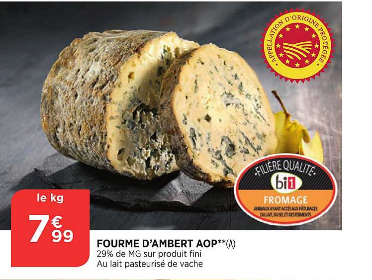 fourme d'ambert aop