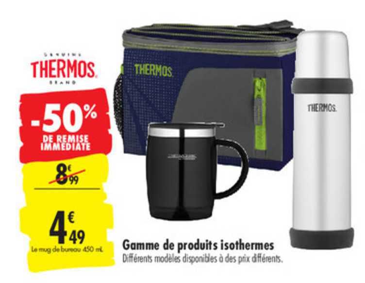 gamme de produits isothermes thermos