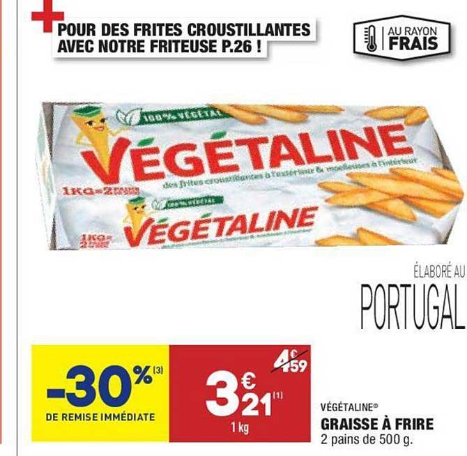 Graisse à Frire Végétaline -30% De Remise Immédiate