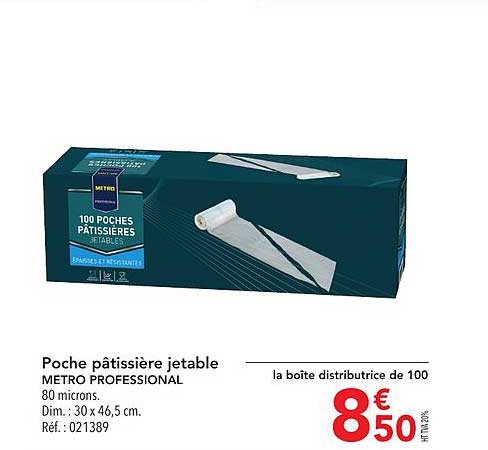 poche pâtissière jetable metro professional