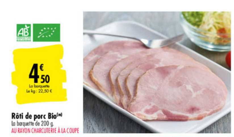 Rôti De Porc Bio