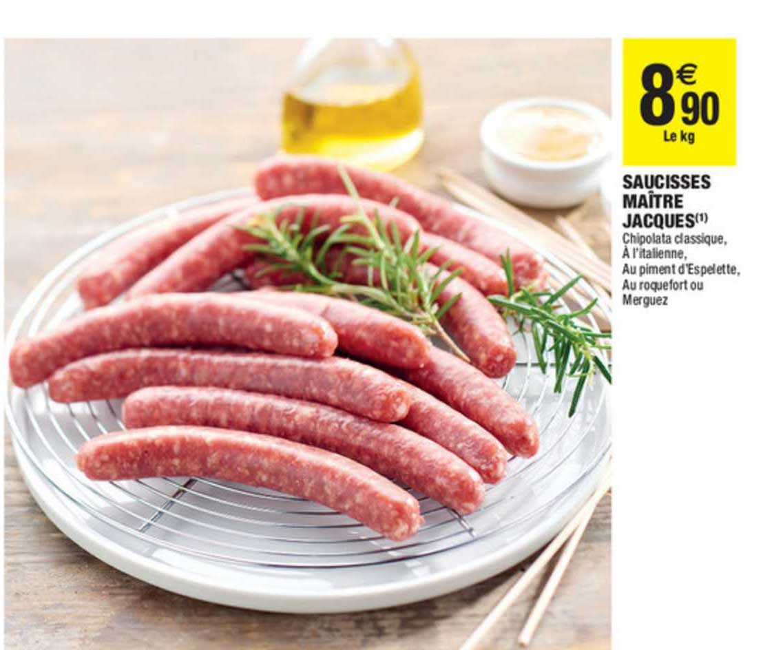 saucisses maître jacques