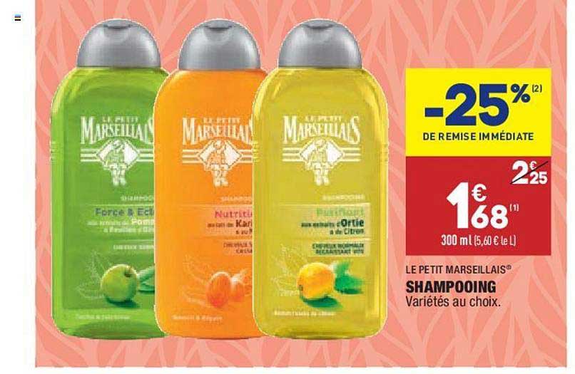 Shampooing Le Petit Marseillais
