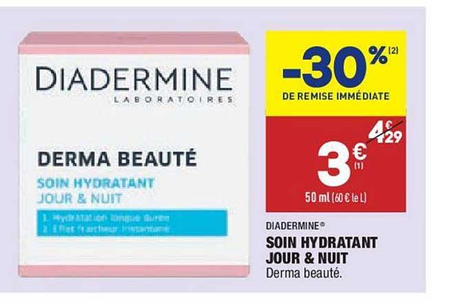 Soin Hydratant Jour & Nuit Diadermine