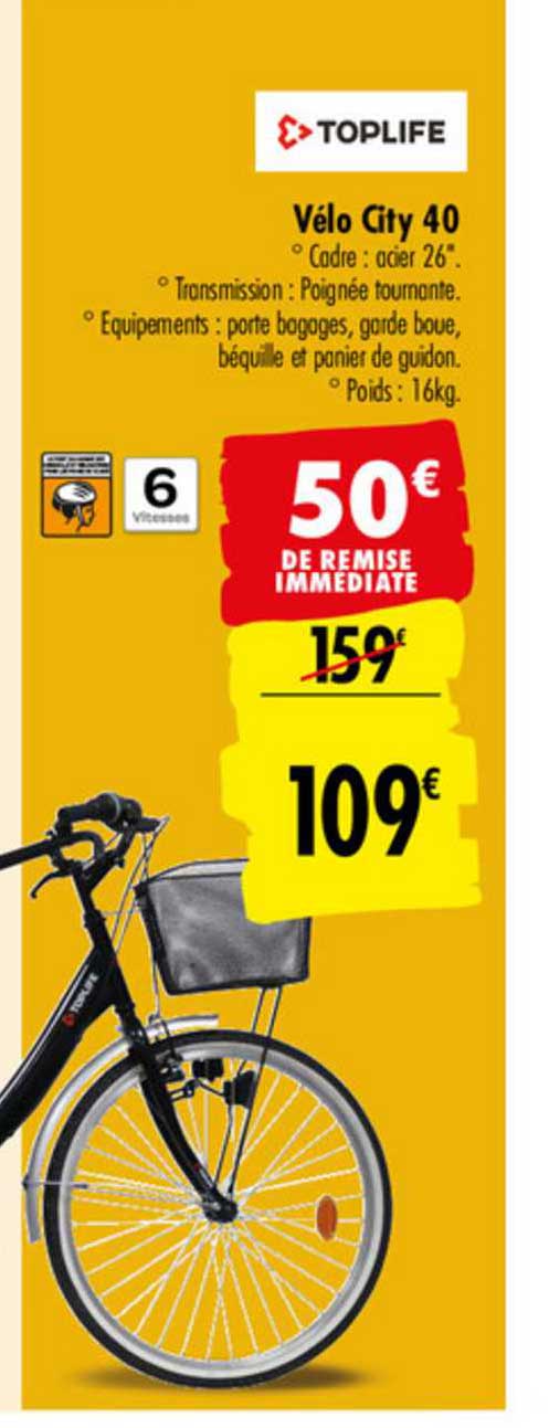 Vélo City 40 Toplife