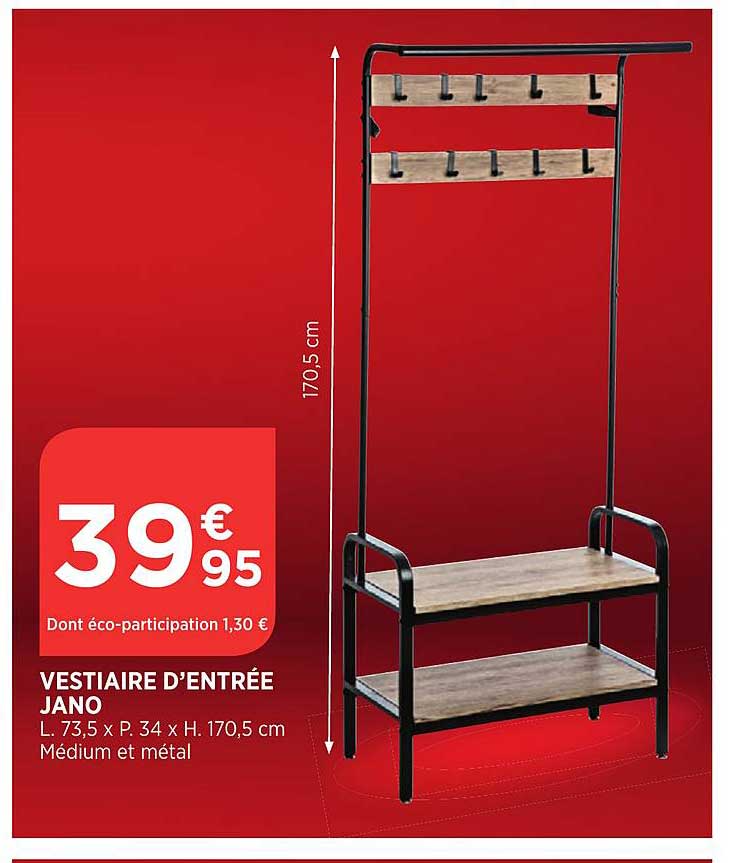 vestiaire d'entrée jano