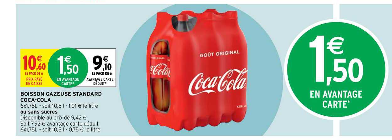 boisson gazeuse standard coca-cola