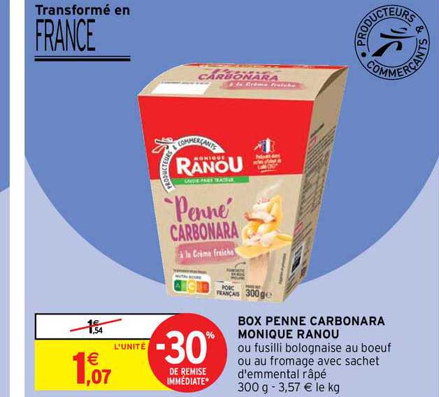 box penne carbonara monique ranou