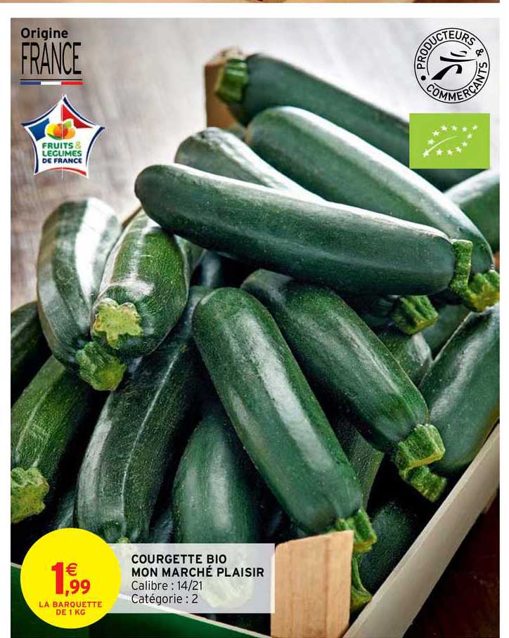 courgette bio mon marché plaisir