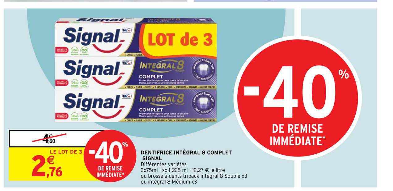 Dentifrice Intégral 8 Complet Signal